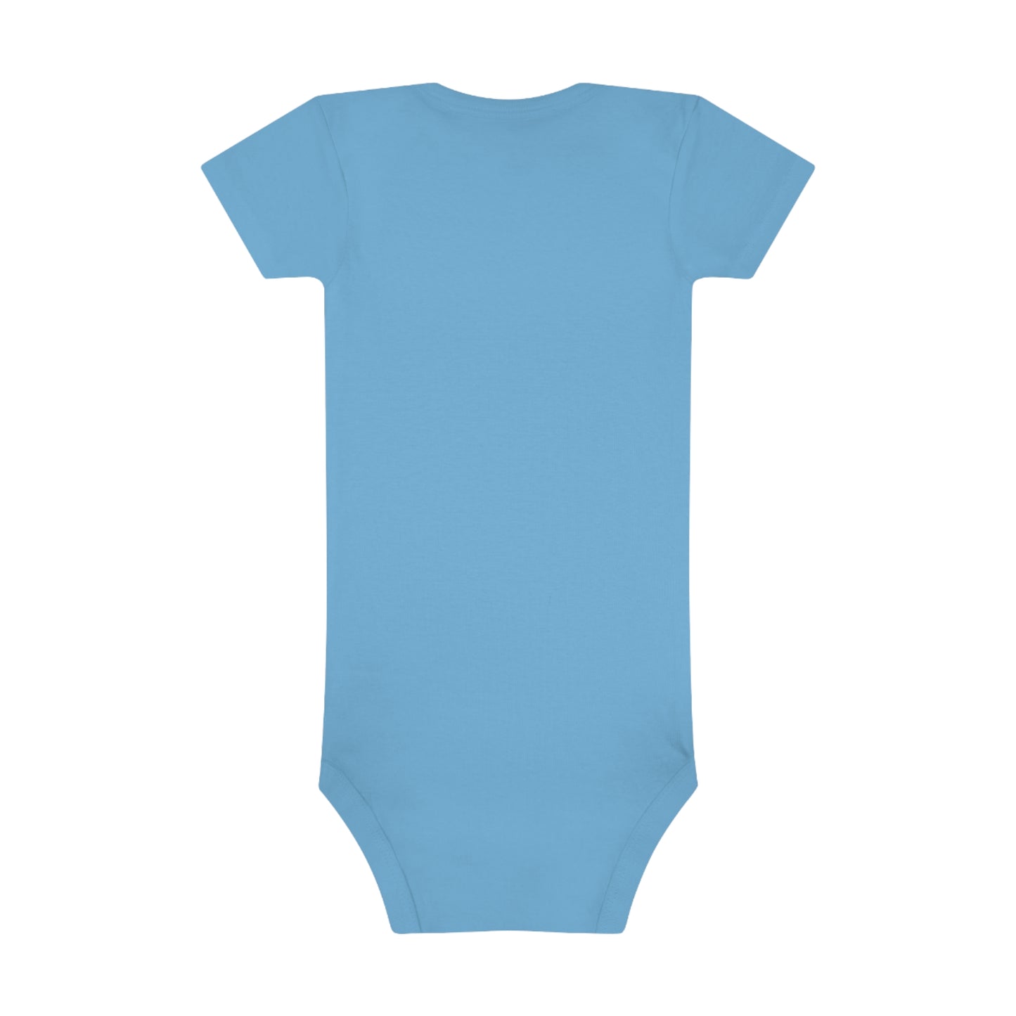 Baby Short Sleeve Onesie® "Certified Organic Brooklynite" - Blue