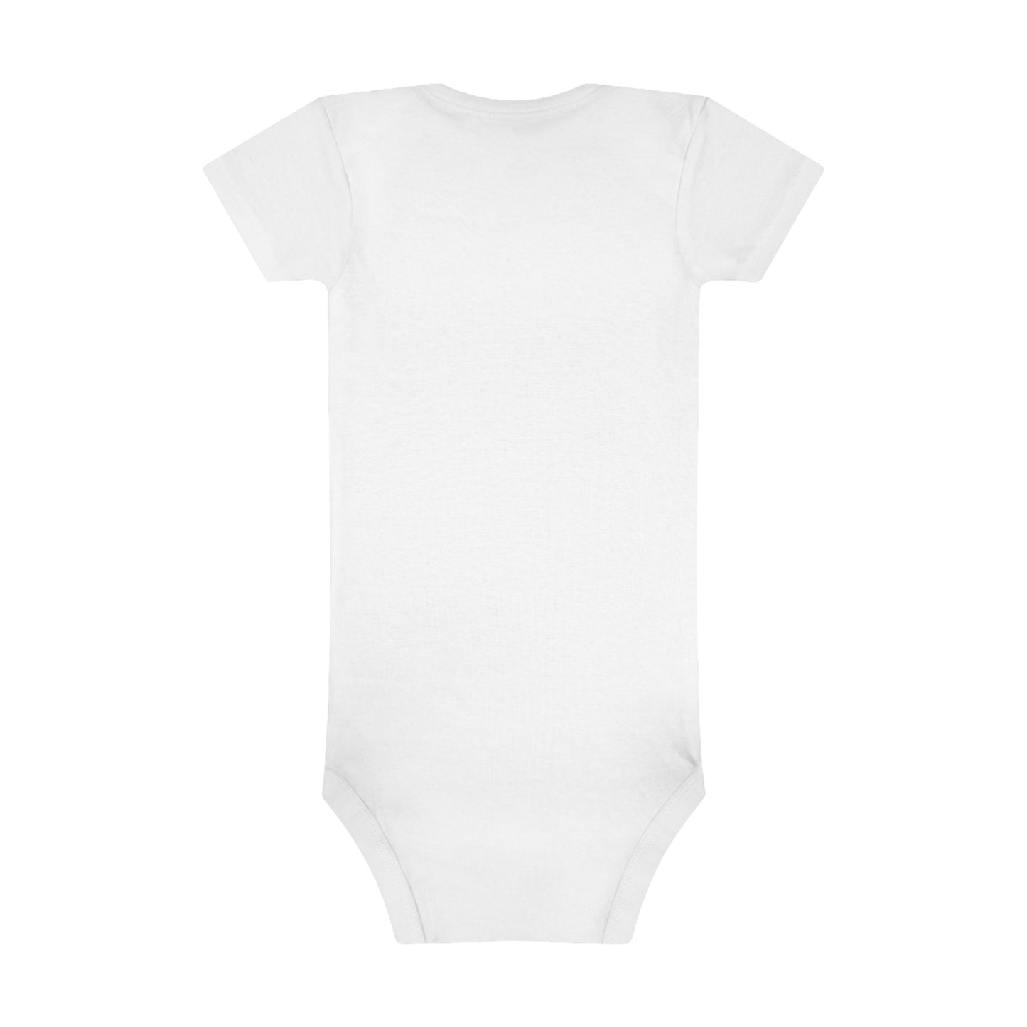 Baby Short Sleeve Onesie® "Certified Organic Brooklynite" - White