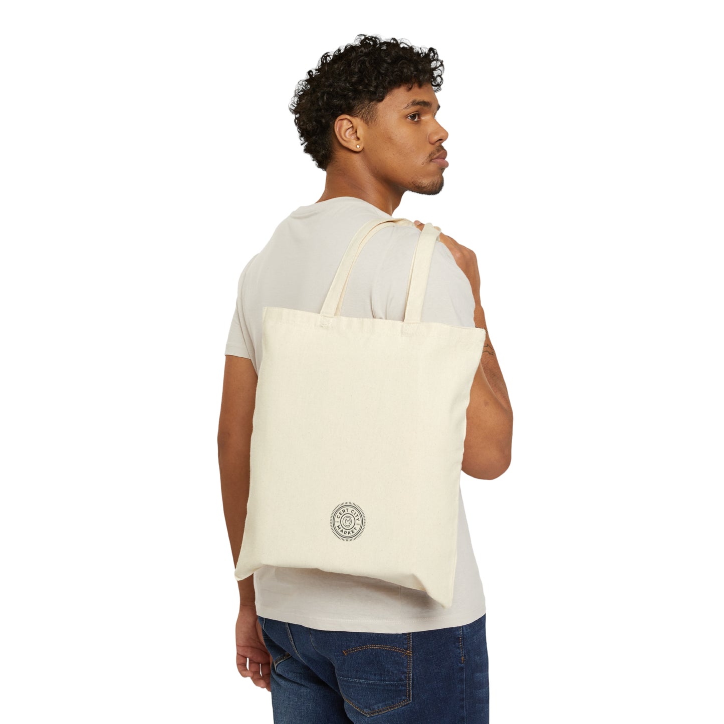 Cotton Canvas Tote Bag "Certified Organic Brooklynite"