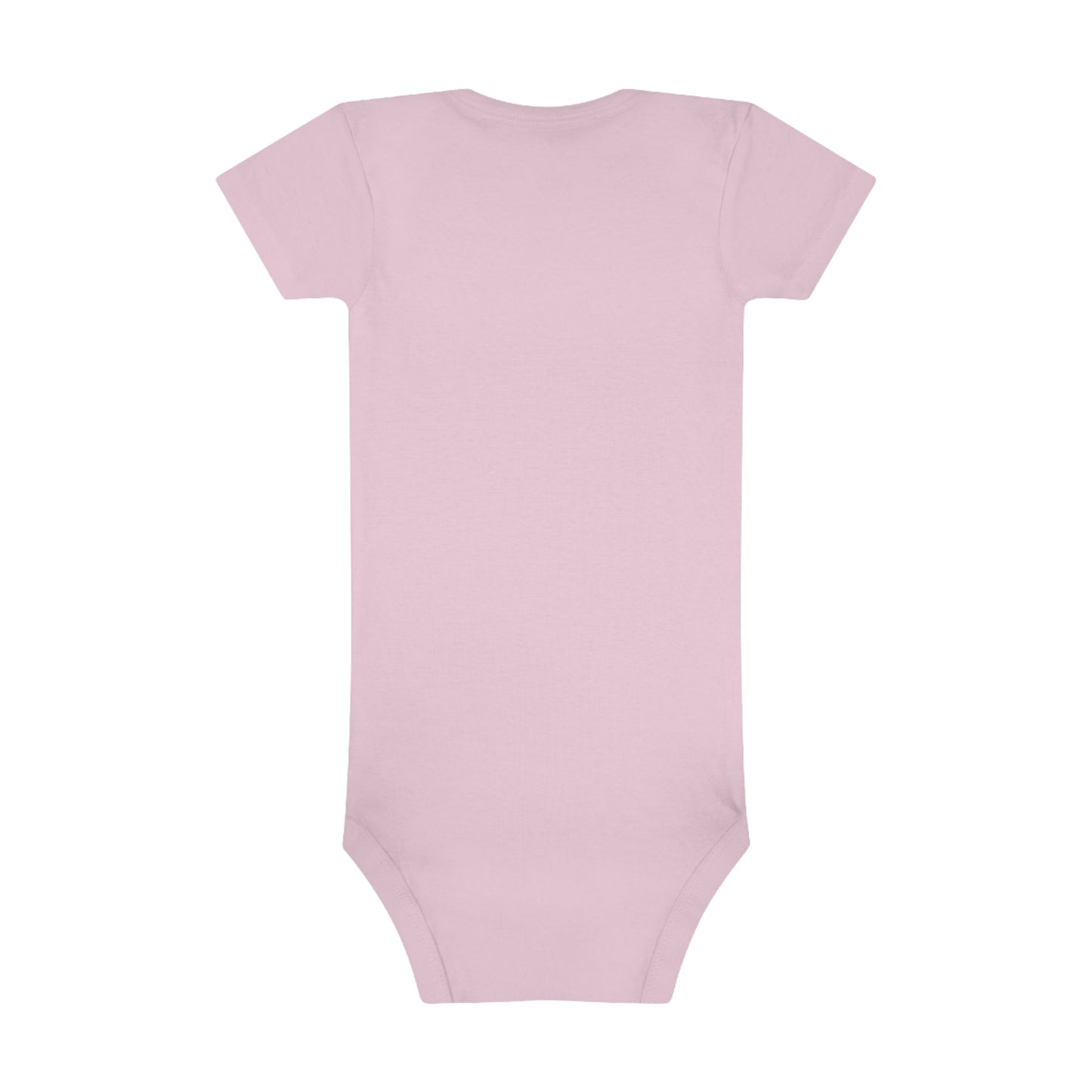 Baby Short Sleeve Onesie® "Certified Organic Brooklynite" - Pink