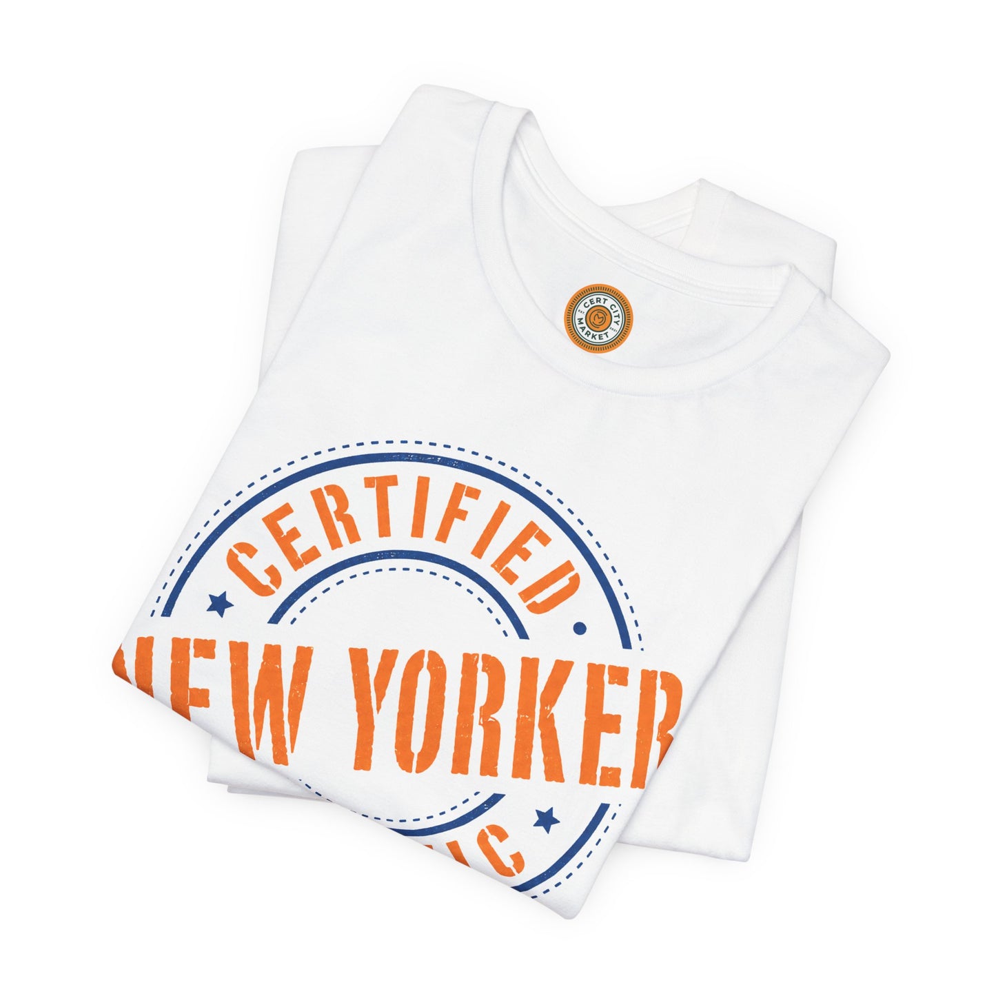 Unisex "Certified Organic New Yorker"Jersey Short Sleeve Tee