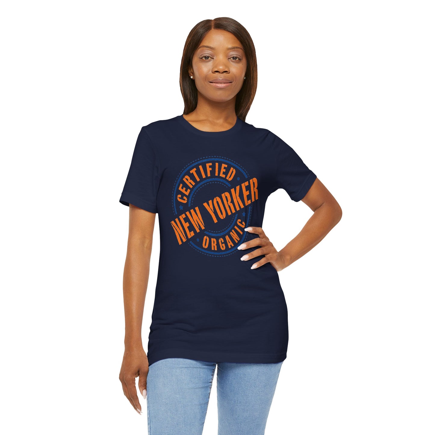 Unisex "Certified Organic New Yorker"Jersey Short Sleeve Tee