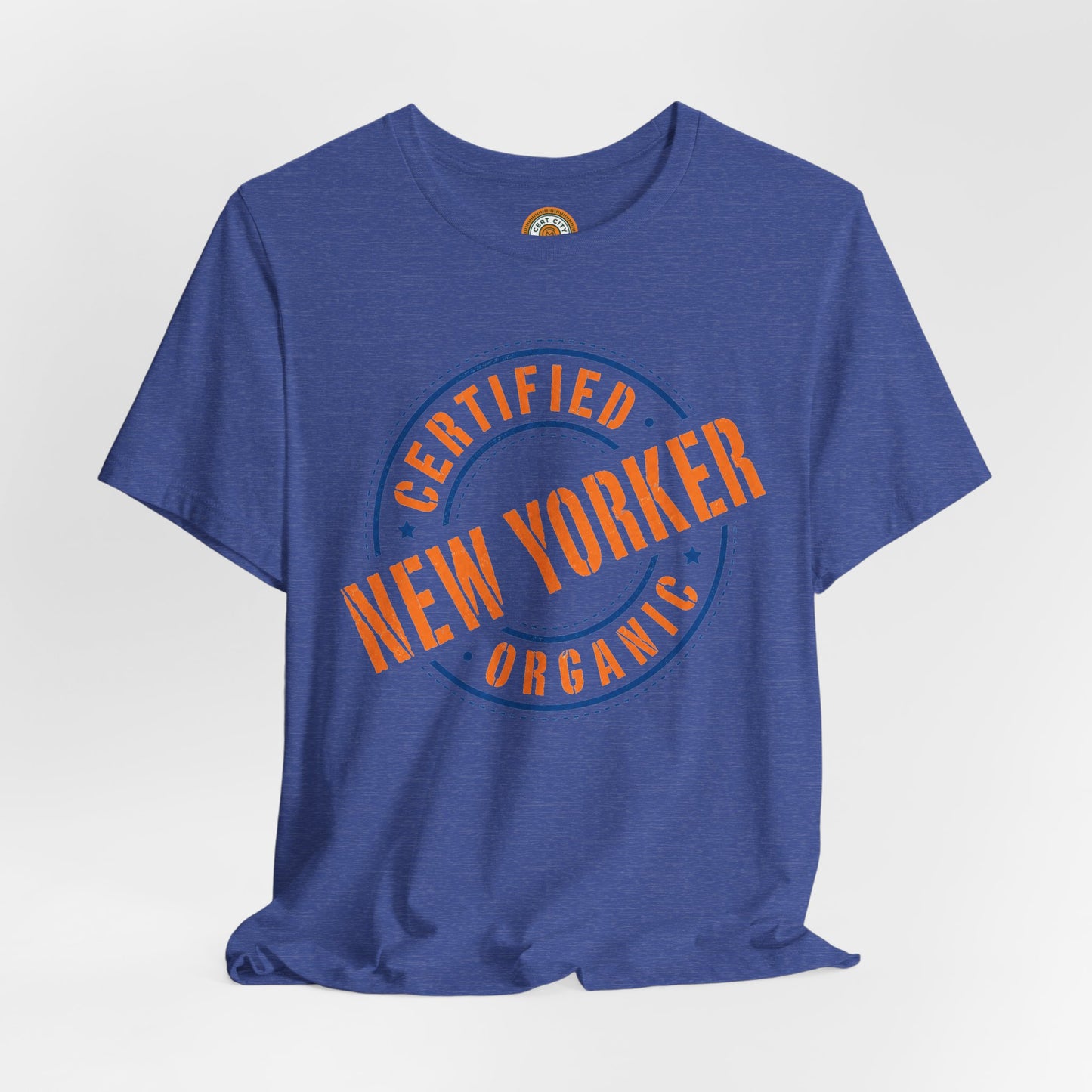 Unisex "Certified Organic New Yorker"Jersey Short Sleeve Tee
