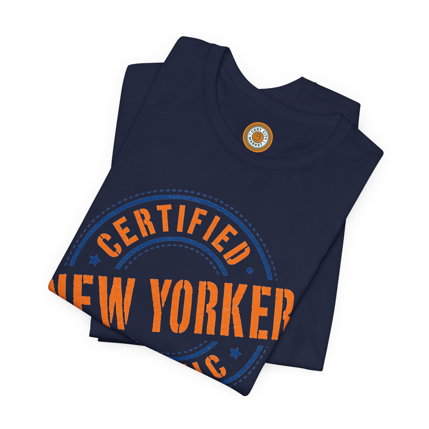 Unisex "Certified Organic New Yorker"Jersey Short Sleeve Tee