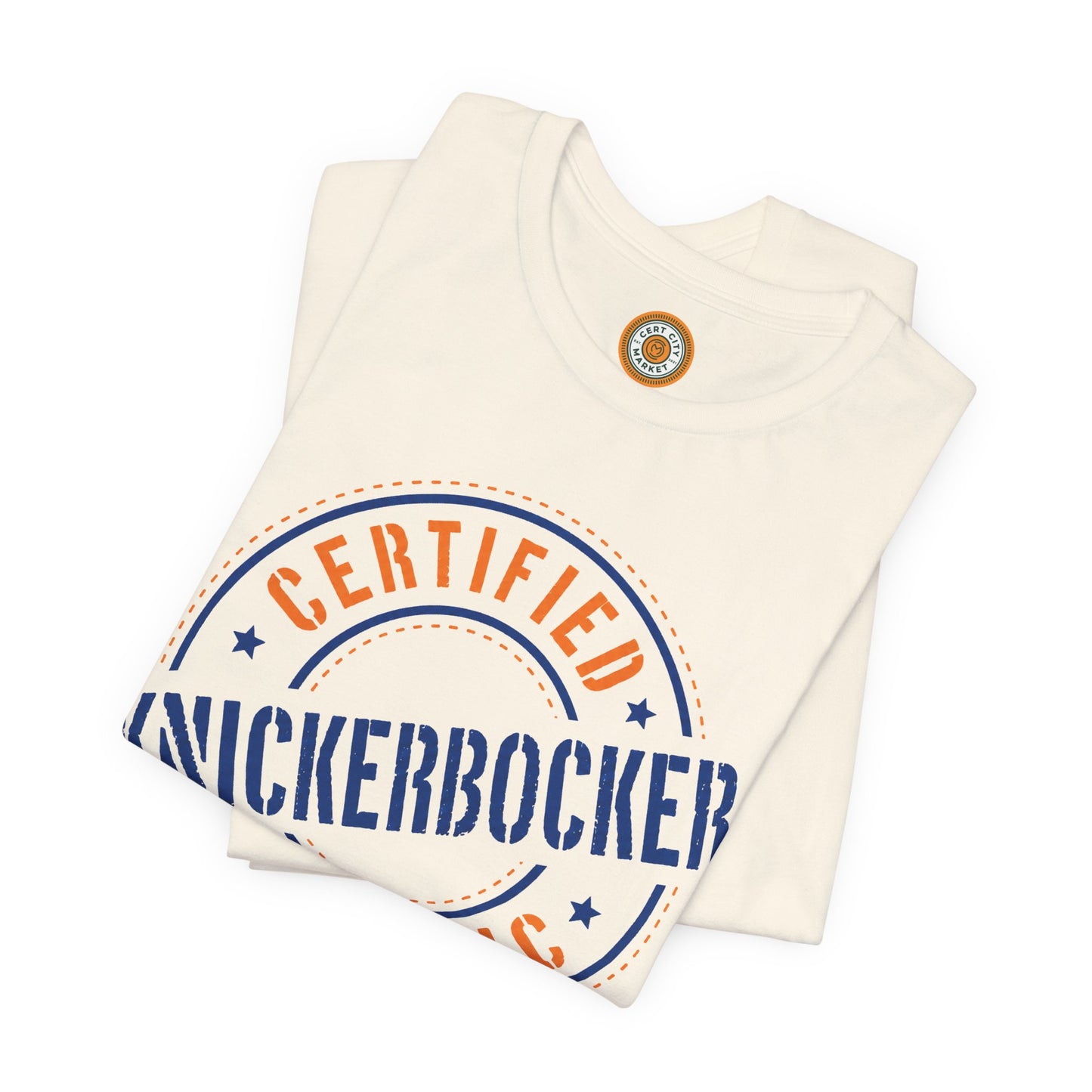 Unisex "Certified Organic Knickerbocker"Jersey Short Sleeve Tee