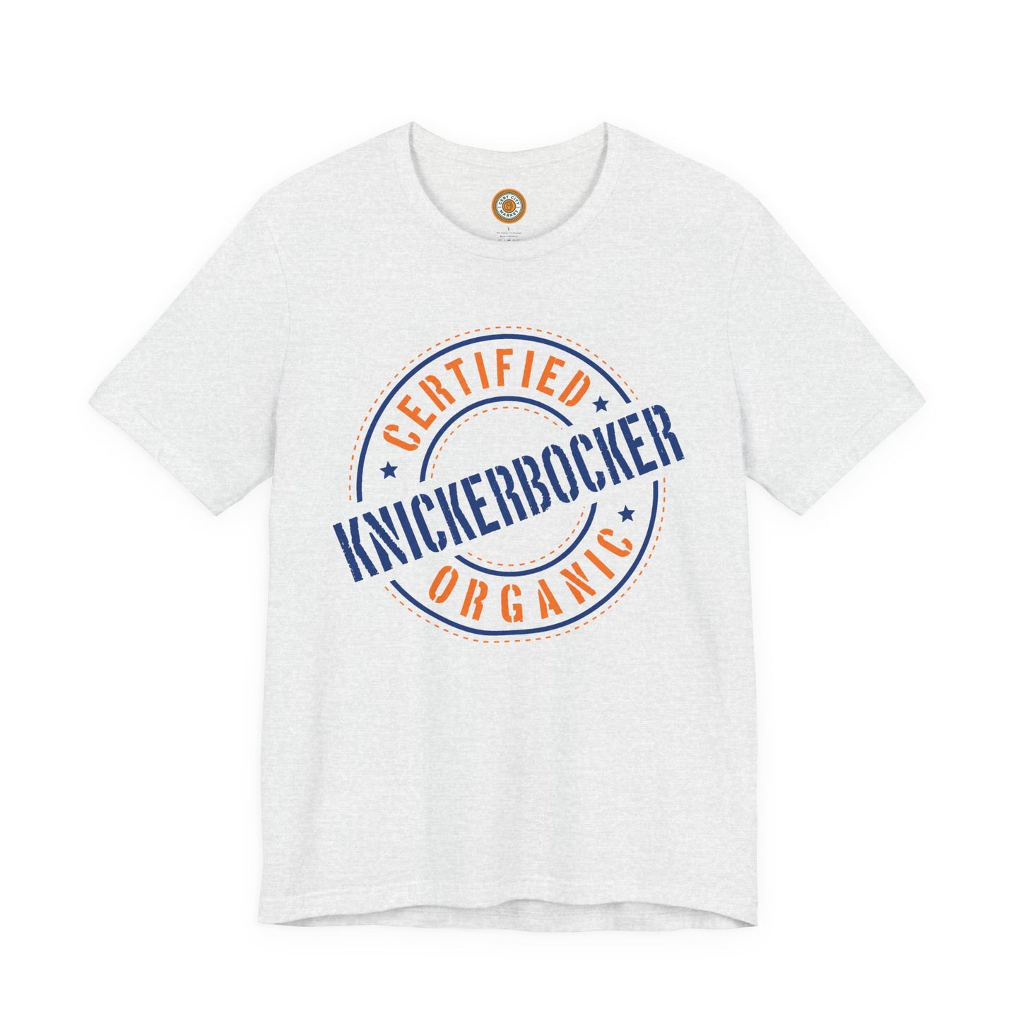 Unisex "Certified Organic Knickerbocker"Jersey Short Sleeve Tee