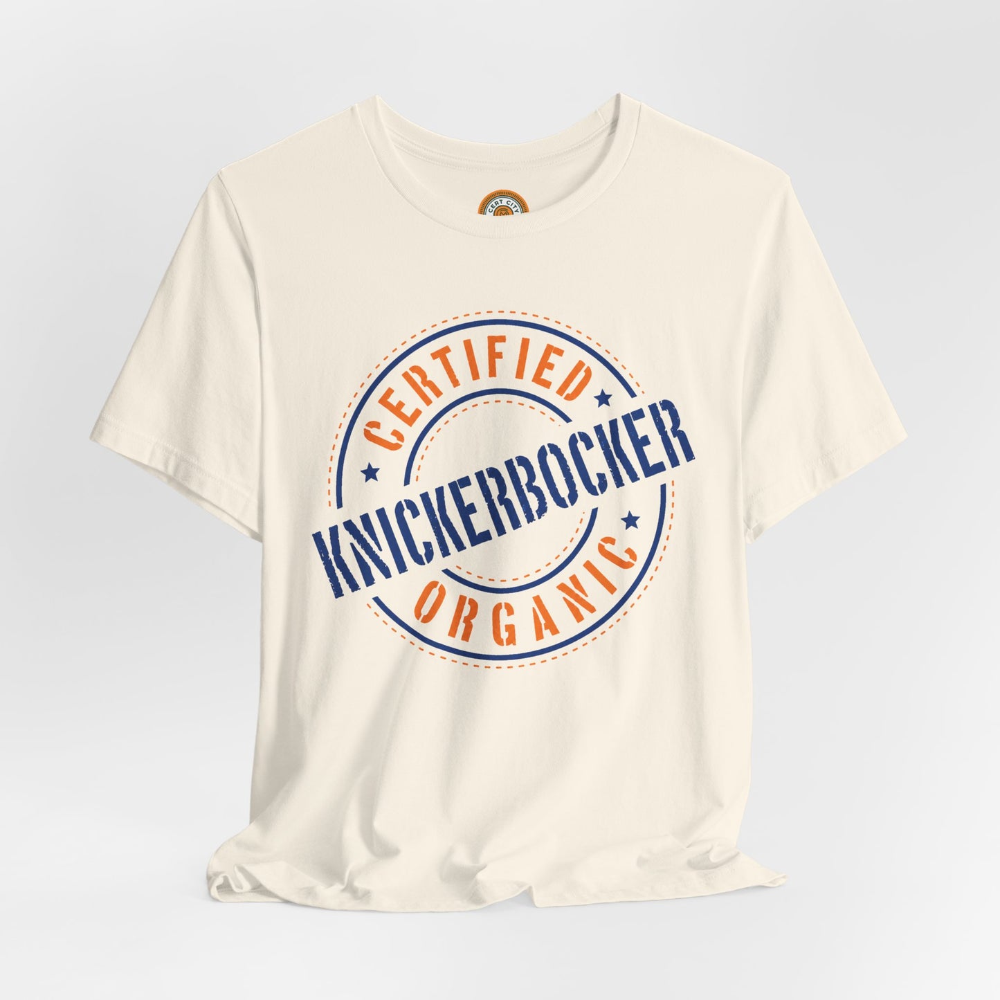 Unisex "Certified Organic Knickerbocker"Jersey Short Sleeve Tee
