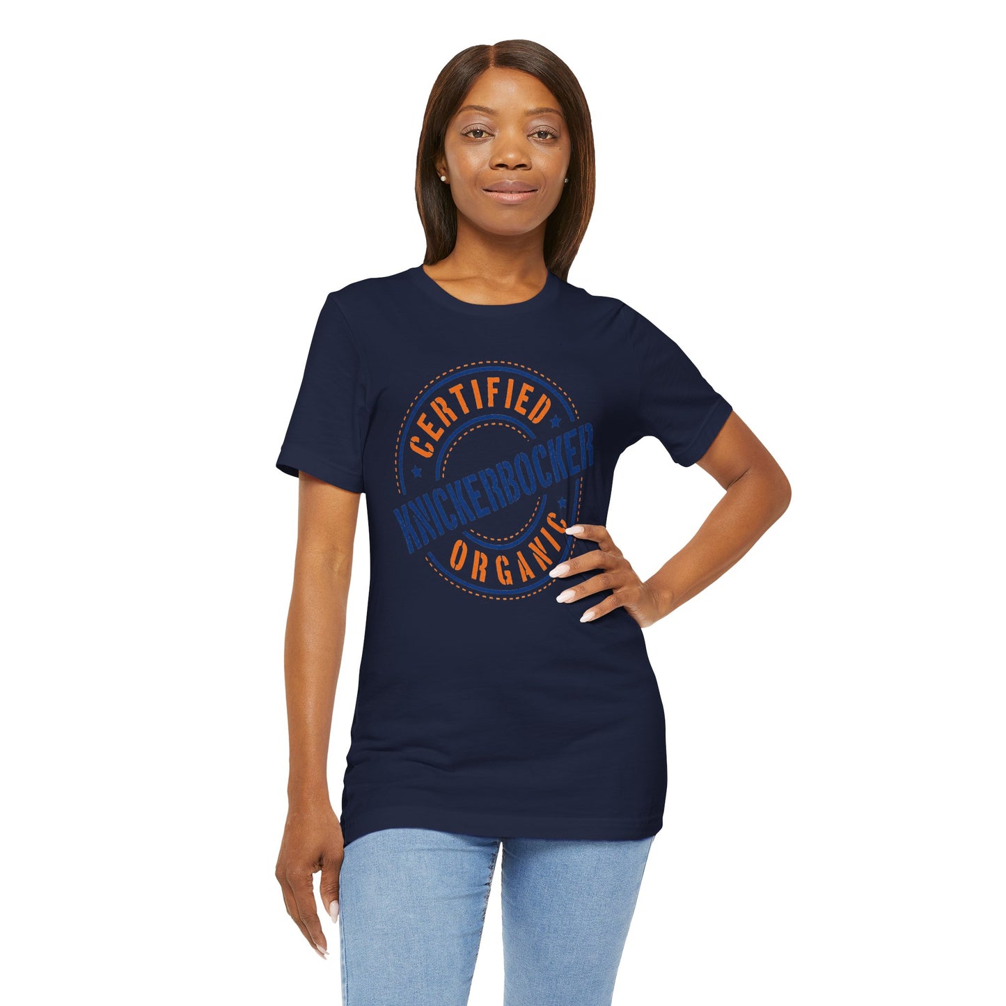 Unisex "Certified Organic Knickerbocker"Jersey Short Sleeve Tee