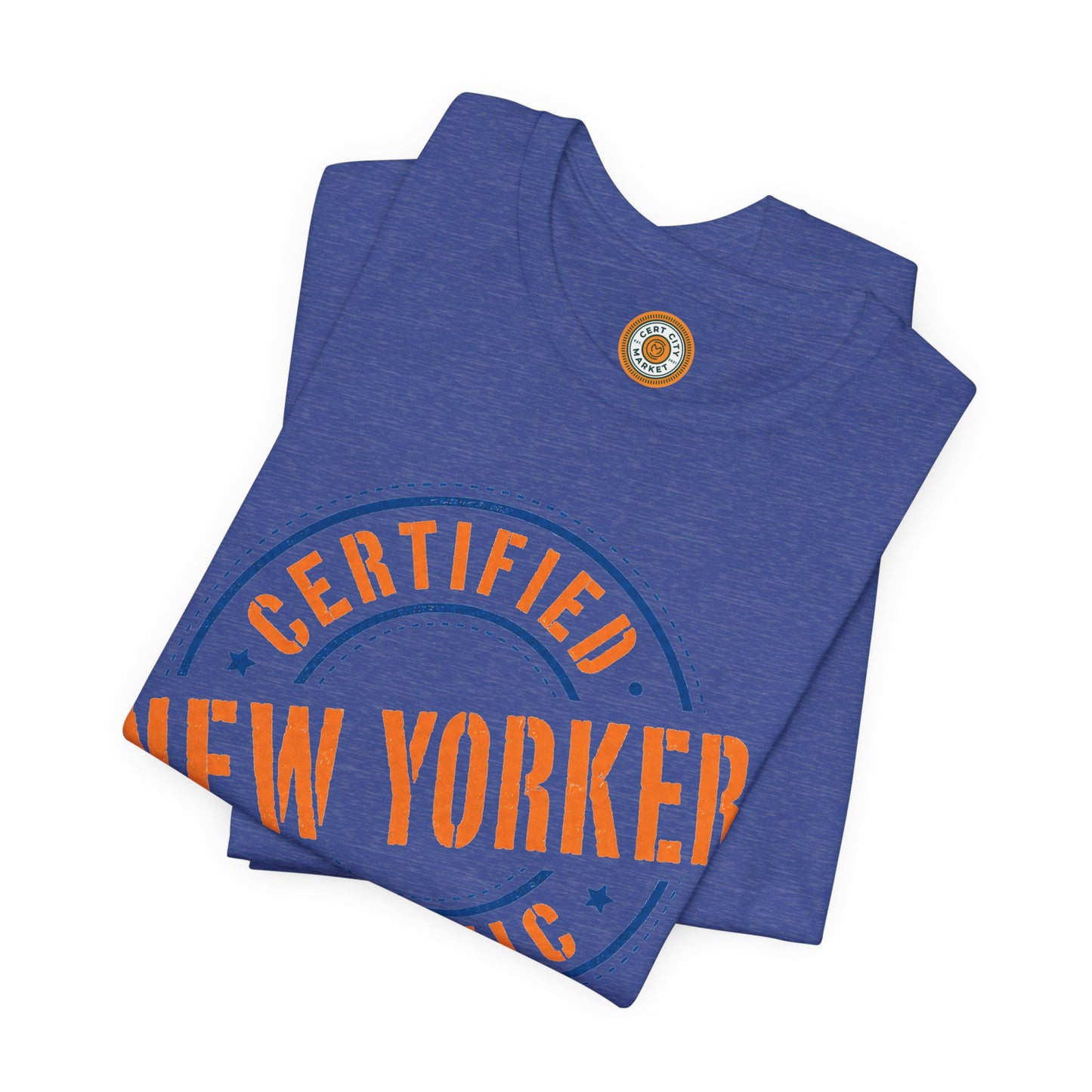 Unisex "Certified Organic New Yorker"Jersey Short Sleeve Tee
