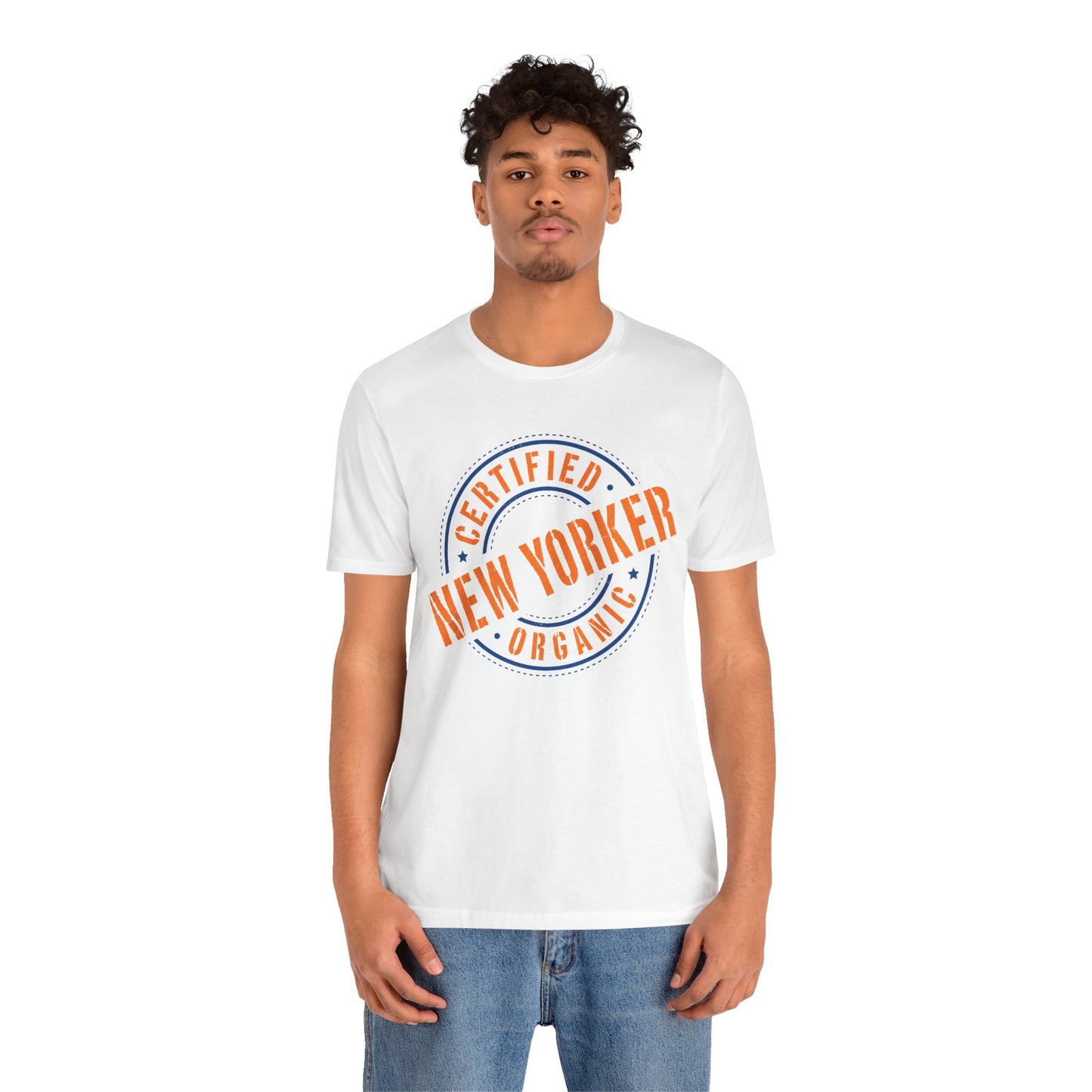 Unisex "Certified Organic New Yorker"Jersey Short Sleeve Tee