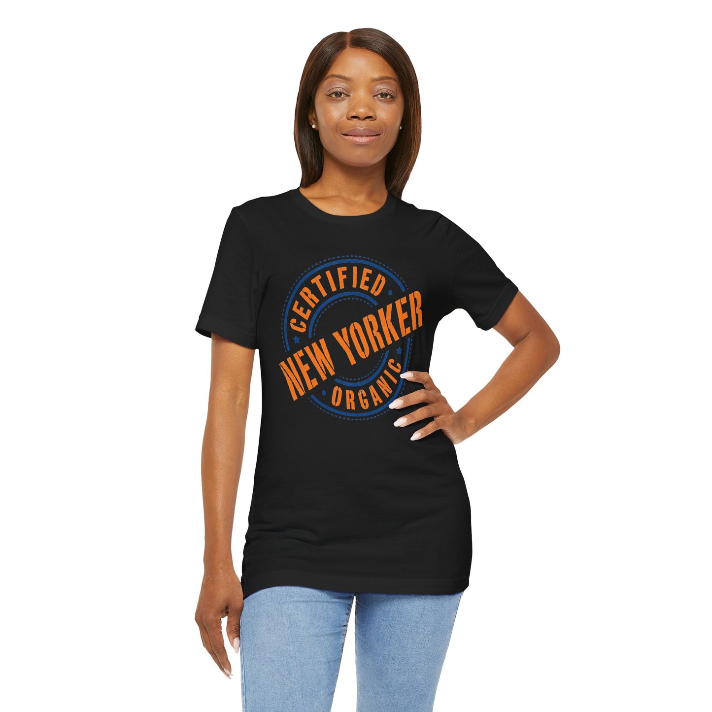 Unisex "Certified Organic New Yorker"Jersey Short Sleeve Tee