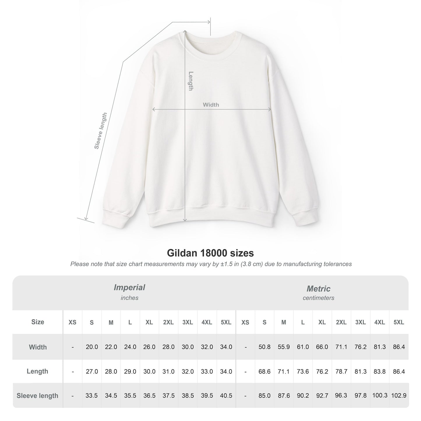 Unisex Heavy Blend Crewneck Sweatshirt "Certified Organic Brooklynite" - Green Stamp