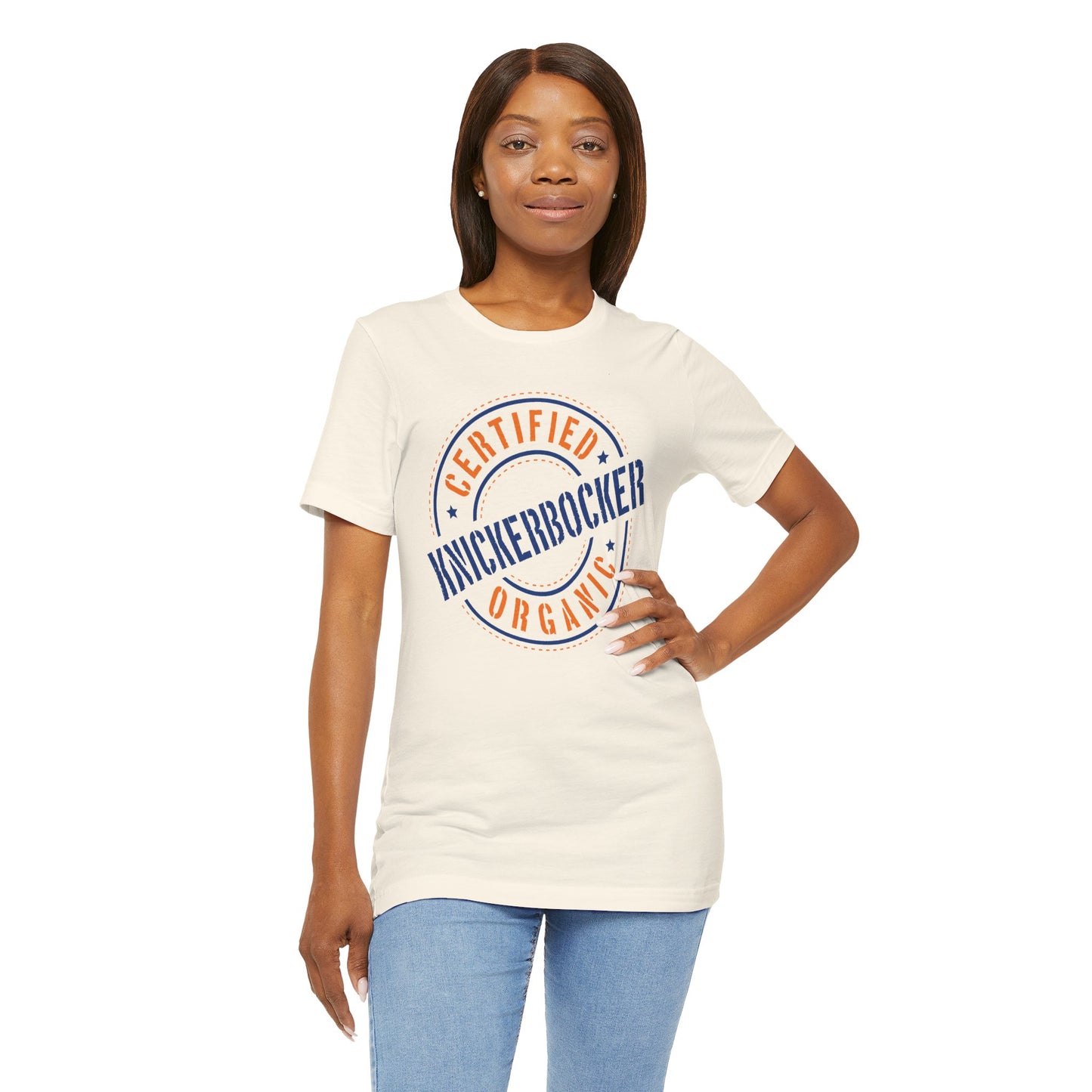 Unisex "Certified Organic Knickerbocker"Jersey Short Sleeve Tee