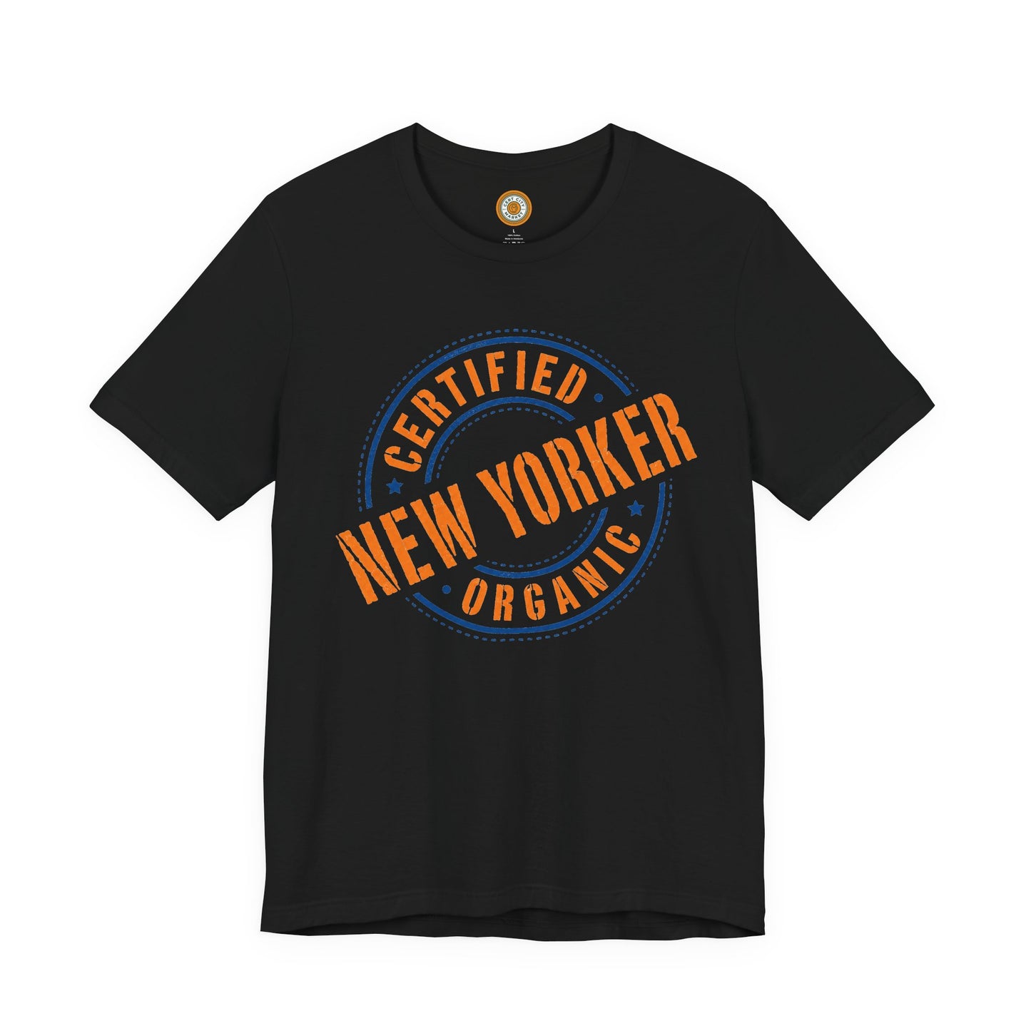 Unisex "Certified Organic New Yorker"Jersey Short Sleeve Tee