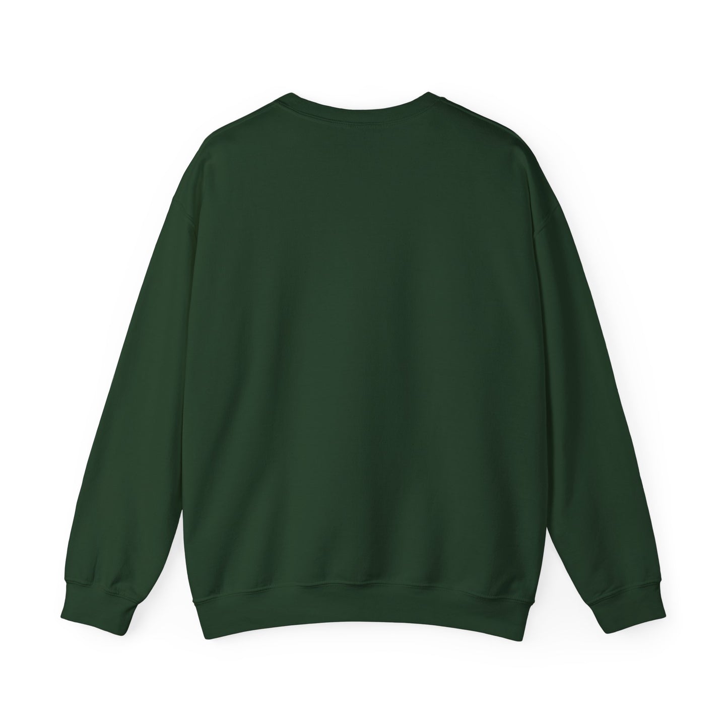 Unisex Heavy Blend Crewneck Sweatshirt "Certified Organic Brooklynite" - Green Stamp