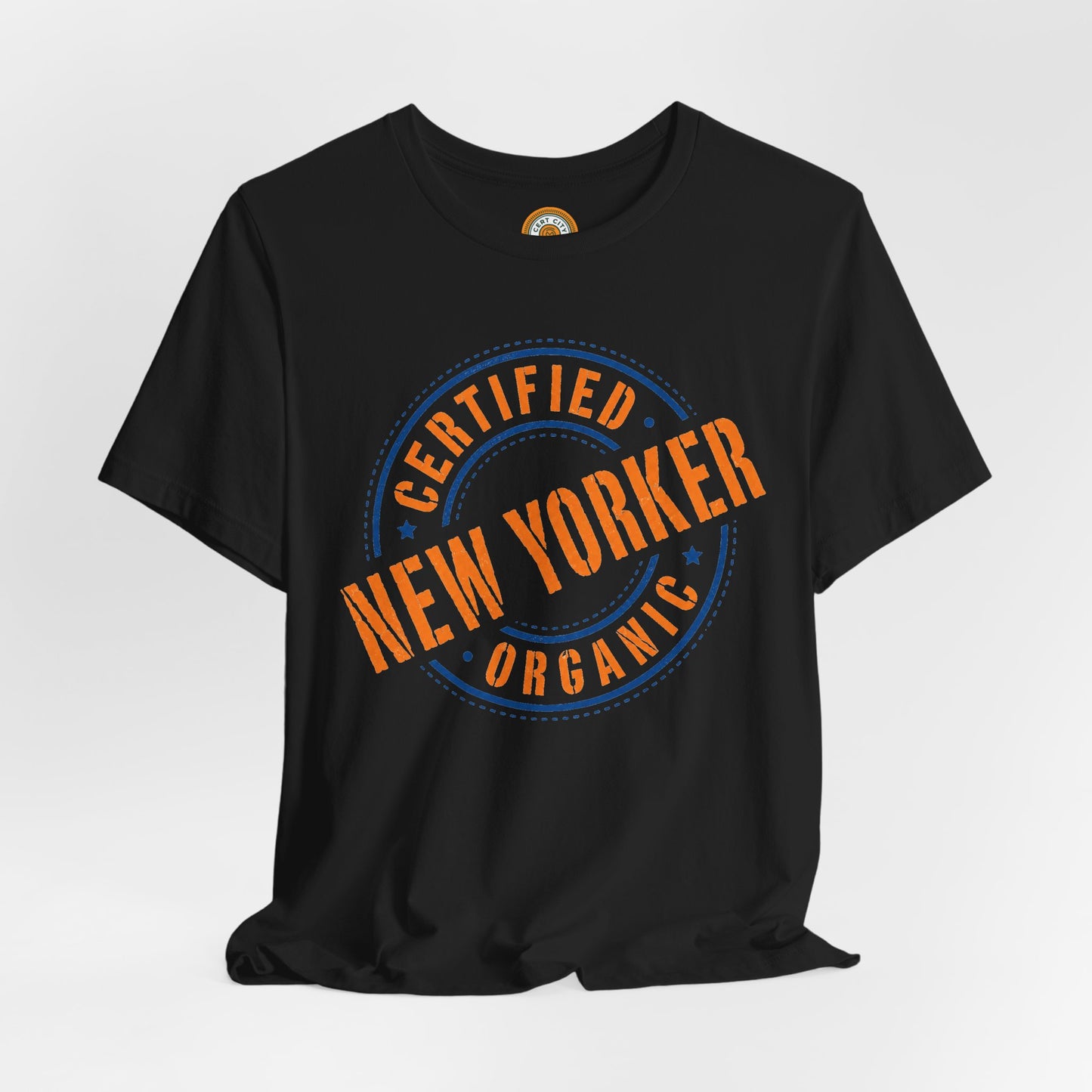 Unisex "Certified Organic New Yorker"Jersey Short Sleeve Tee