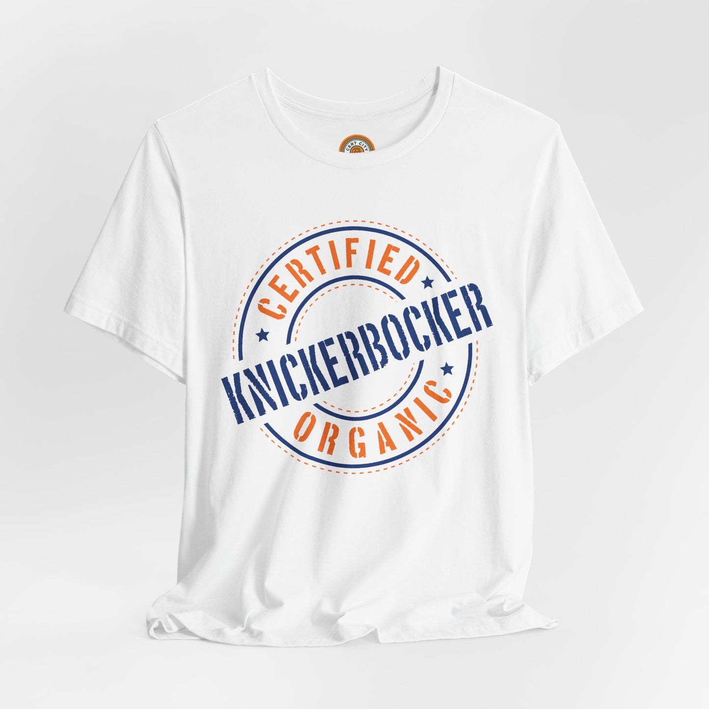Unisex "Certified Organic Knickerbocker"Jersey Short Sleeve Tee