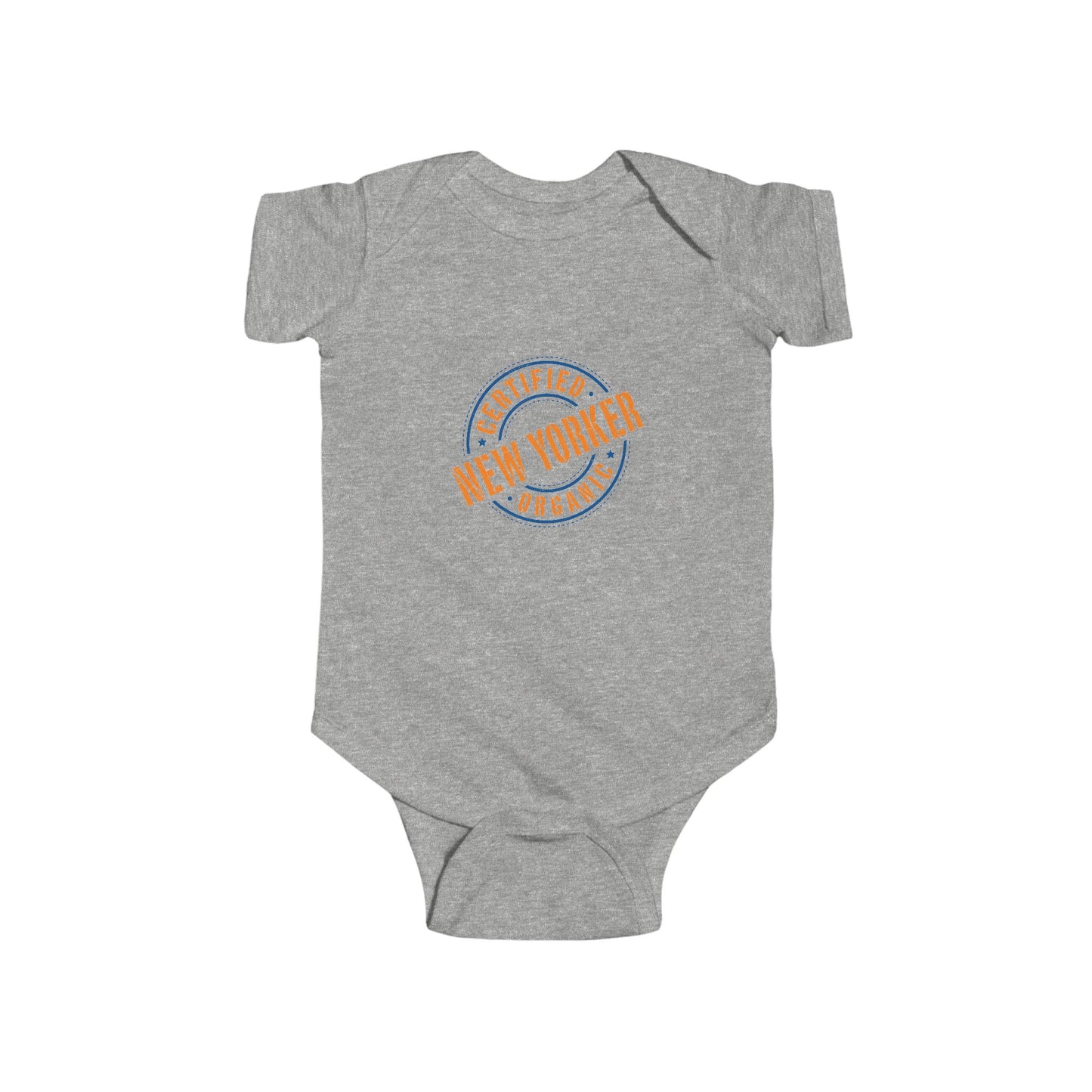 Infant Short Sleeve Bodysuit/Onesie "Certified Organic New Yorker"