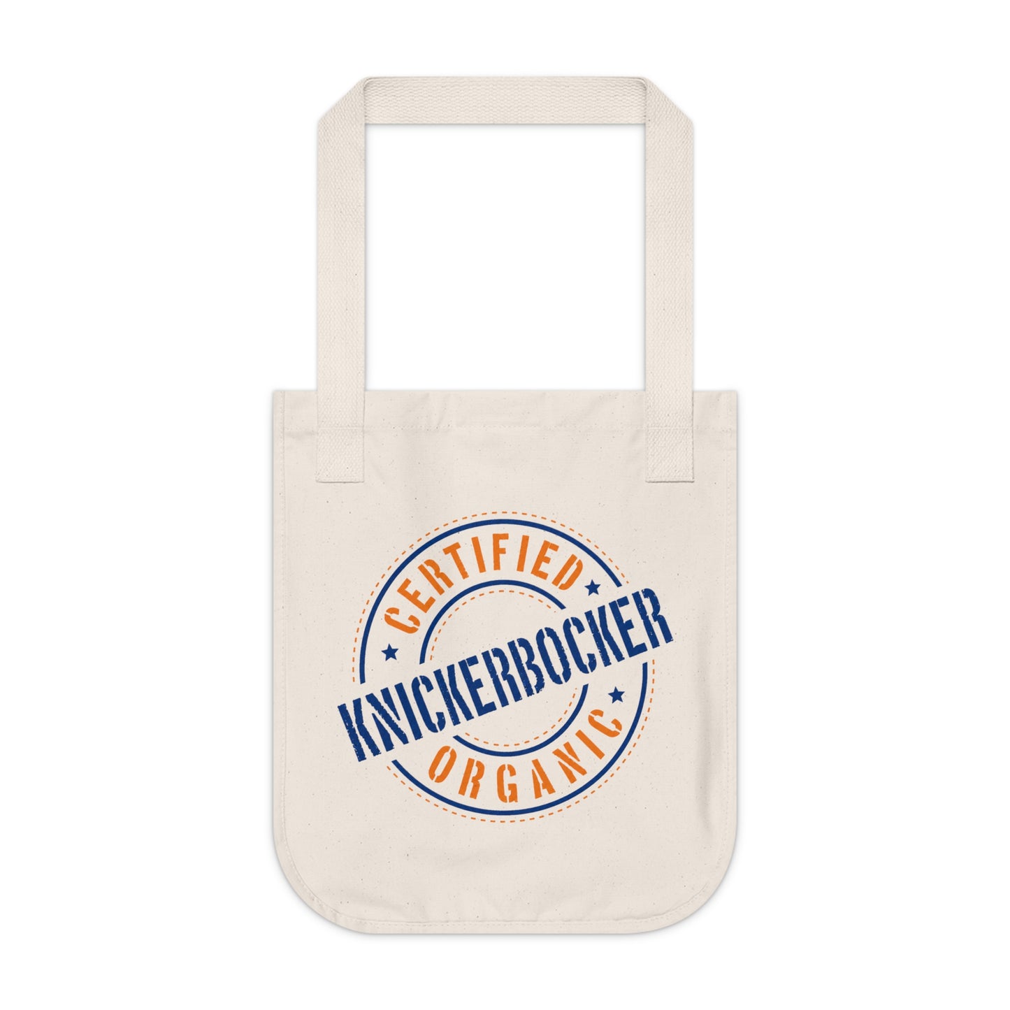 Canvas Tote Bag — "Certified Organic Knickerbocker"