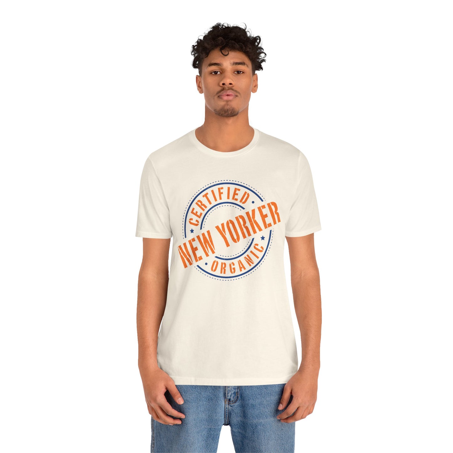 Unisex "Certified Organic New Yorker"Jersey Short Sleeve Tee