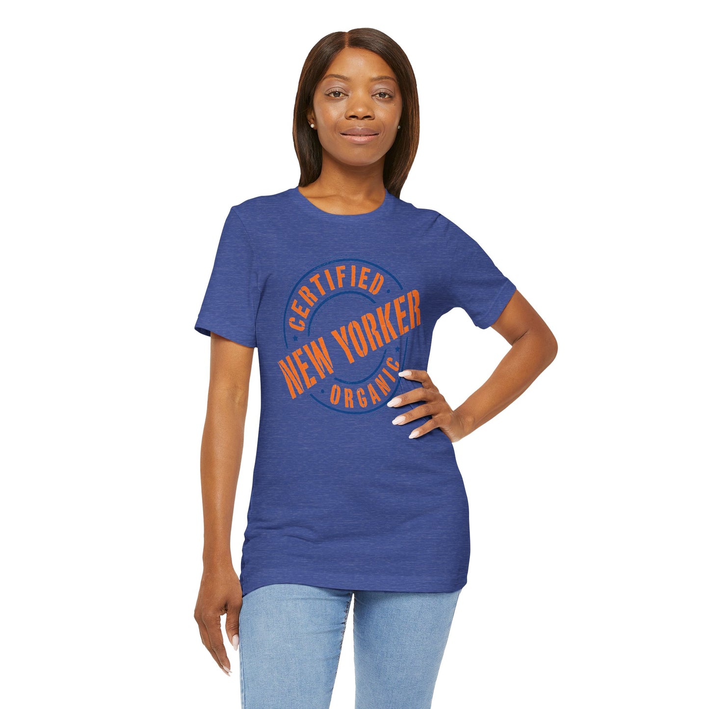 Unisex "Certified Organic New Yorker"Jersey Short Sleeve Tee