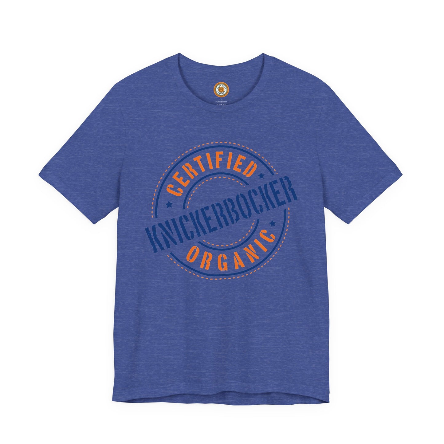 Unisex "Certified Organic Knickerbocker"Jersey Short Sleeve Tee