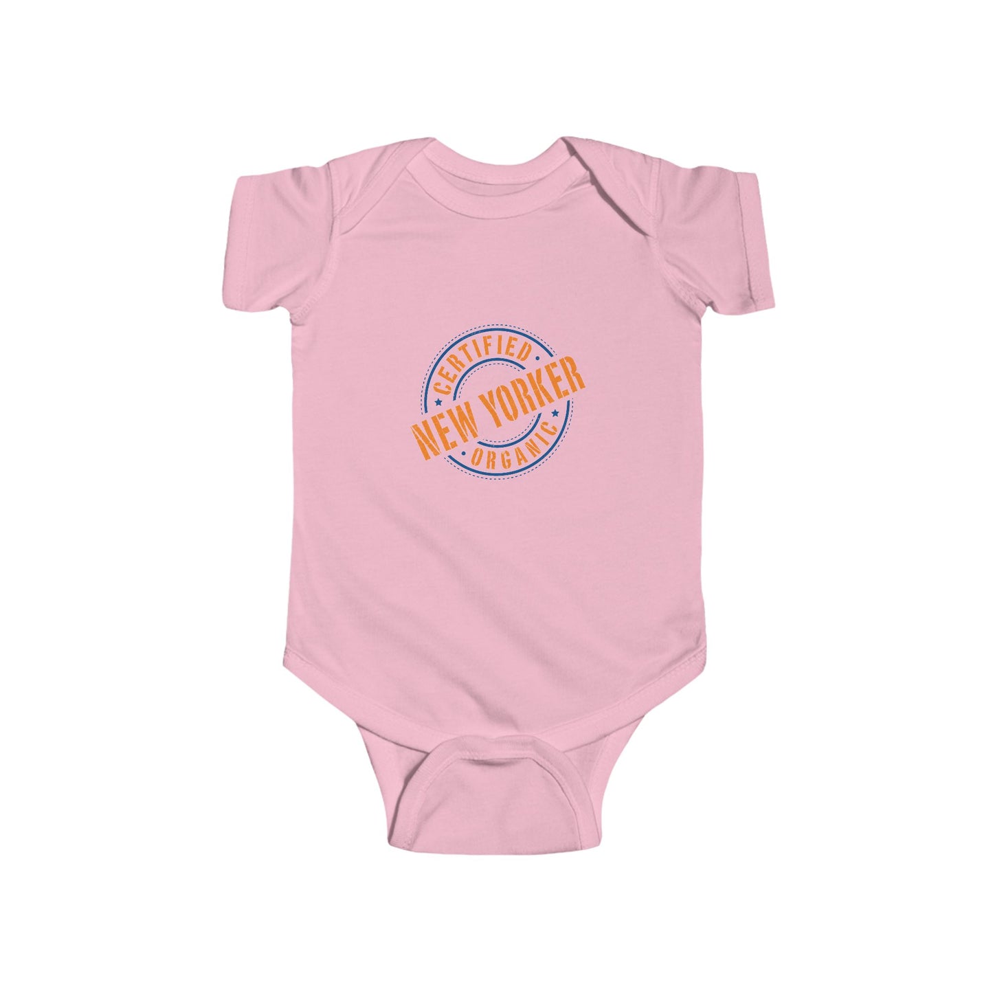 Infant Short Sleeve Bodysuit/Onesie "Certified Organic New Yorker"