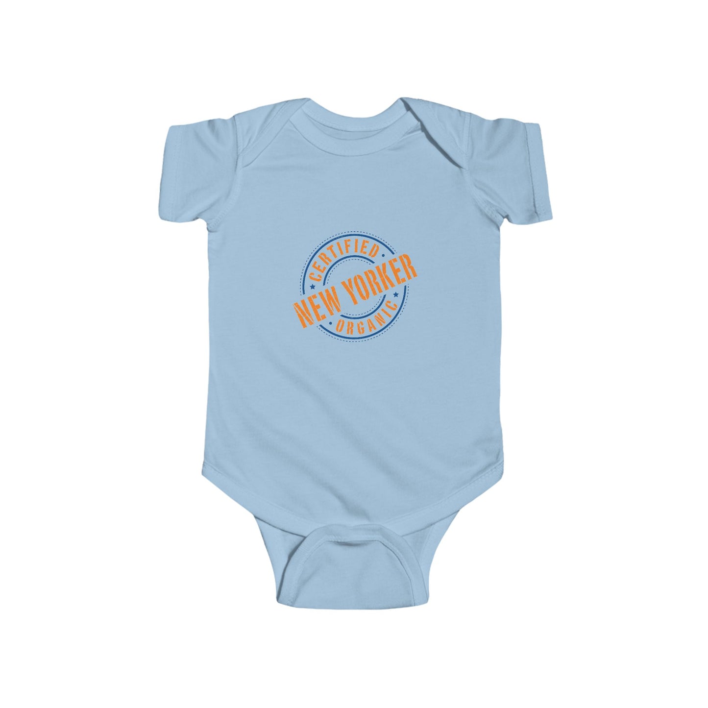 Infant Short Sleeve Bodysuit/Onesie "Certified Organic New Yorker"
