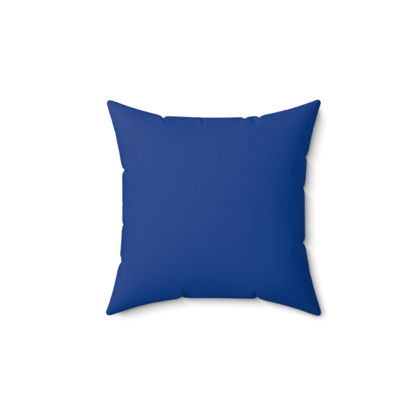 Square Pillow "Certified Organic Brooklynite" - Dark Blue