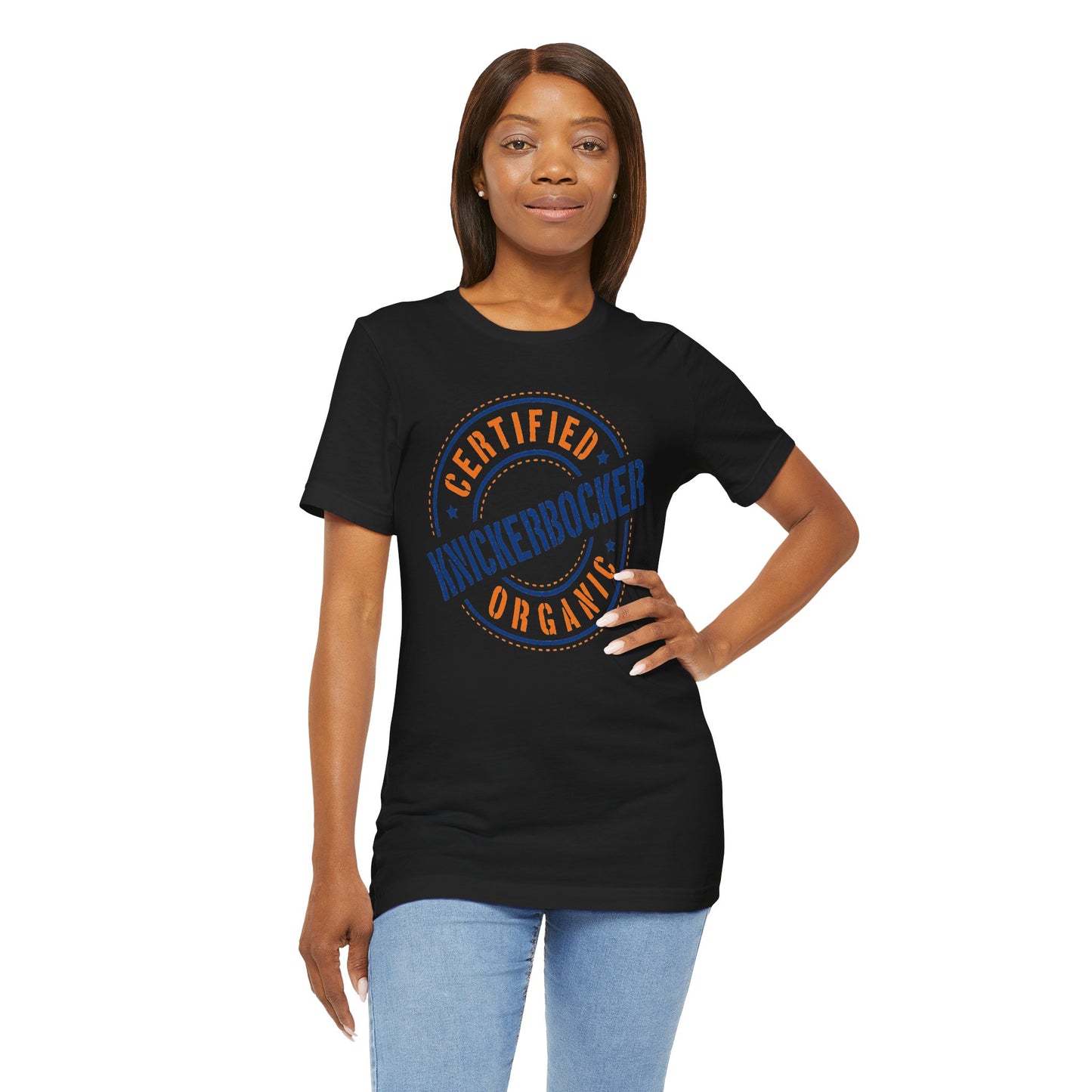 Unisex "Certified Organic Knickerbocker"Jersey Short Sleeve Tee