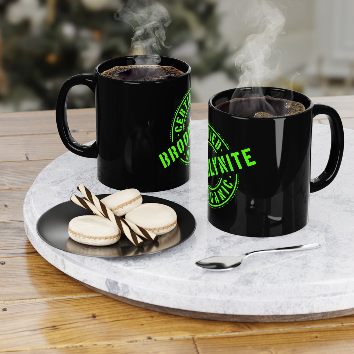 Black Coffee Mug, 11oz