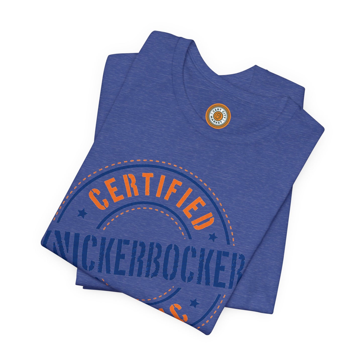 Unisex "Certified Organic Knickerbocker"Jersey Short Sleeve Tee
