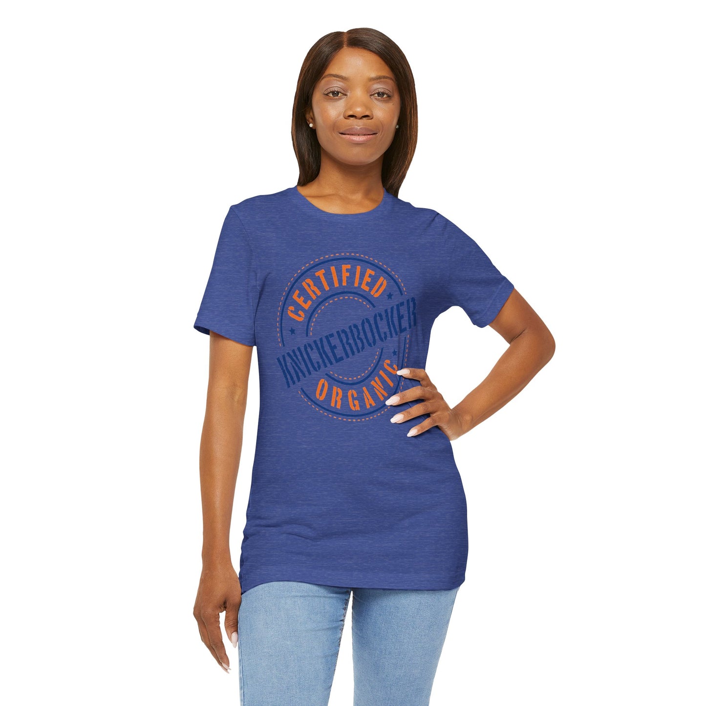 Unisex "Certified Organic Knickerbocker"Jersey Short Sleeve Tee