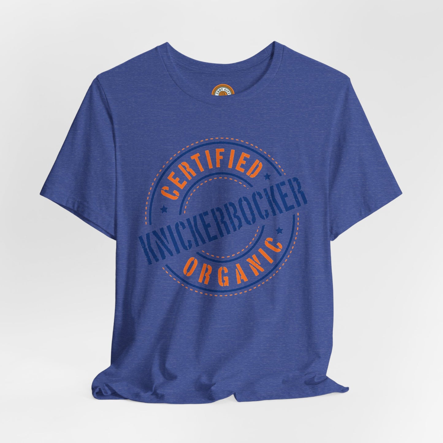Unisex "Certified Organic Knickerbocker"Jersey Short Sleeve Tee