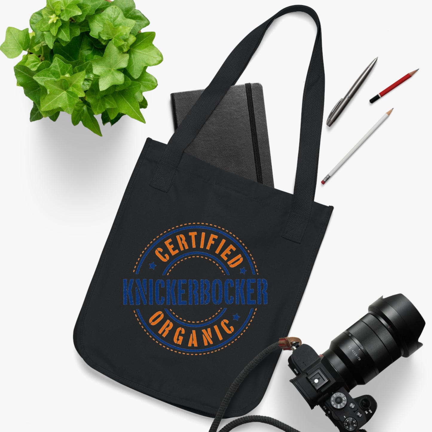 Canvas Tote Bag — "Certified Organic Knickerbocker"