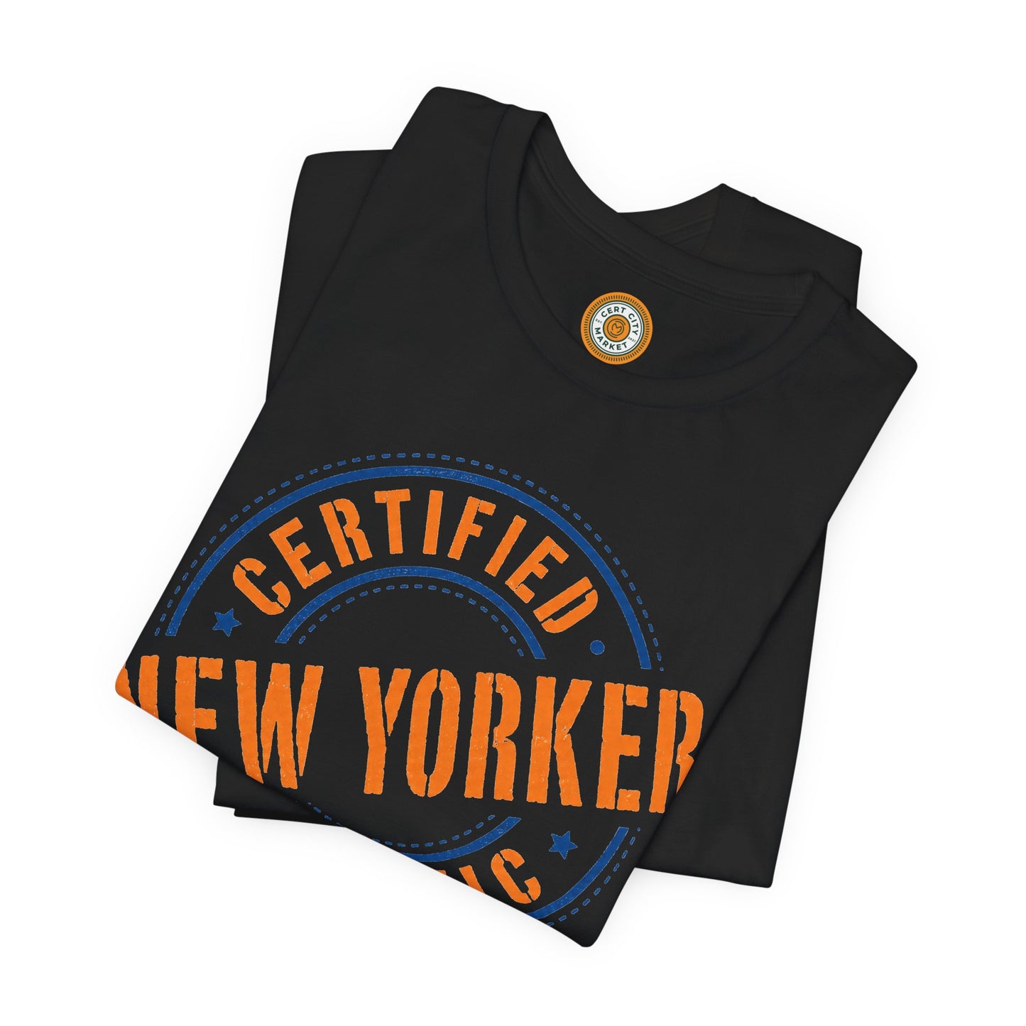 Unisex "Certified Organic New Yorker"Jersey Short Sleeve Tee